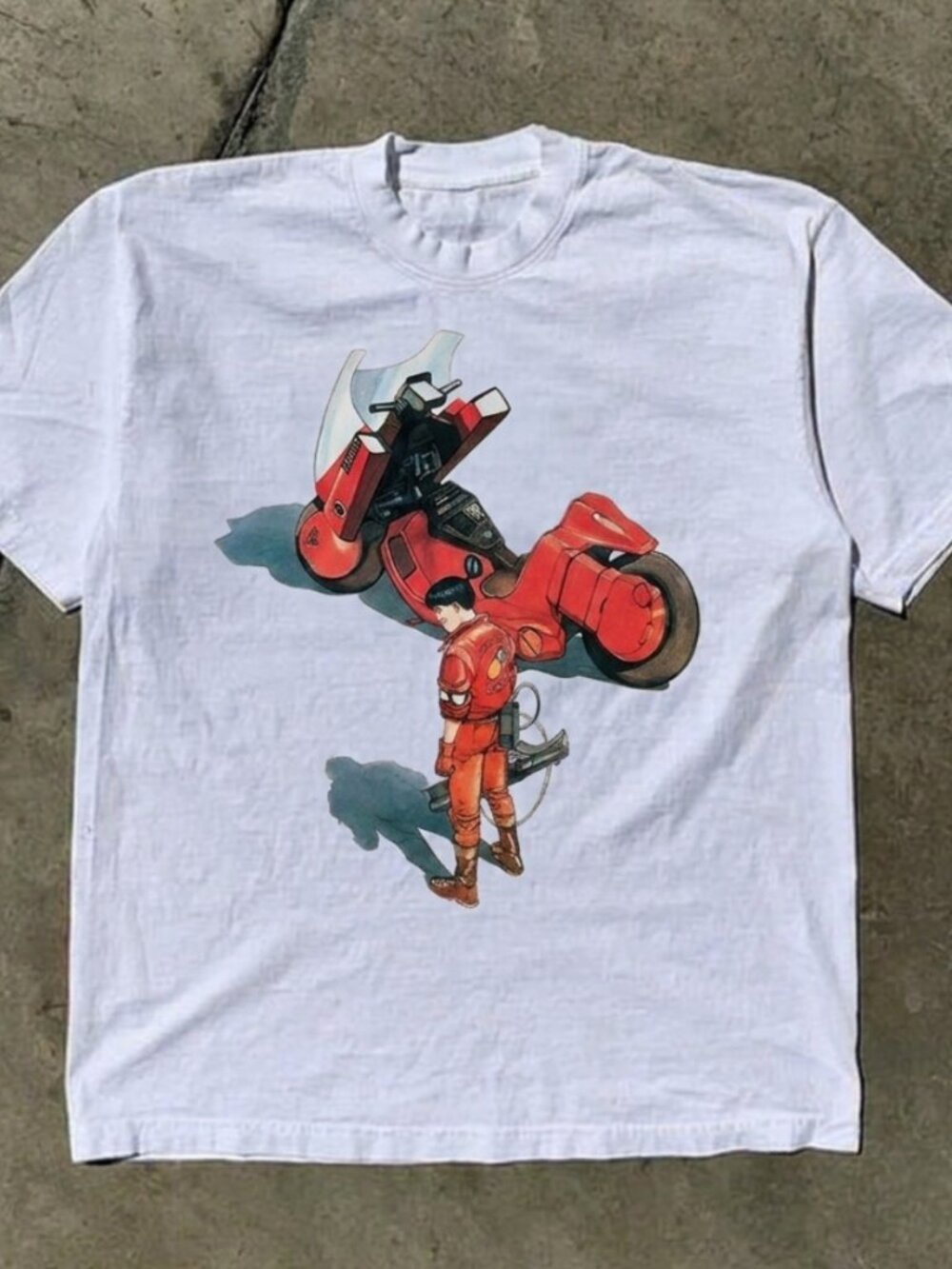 AKIRA White T-Shirt Reprint